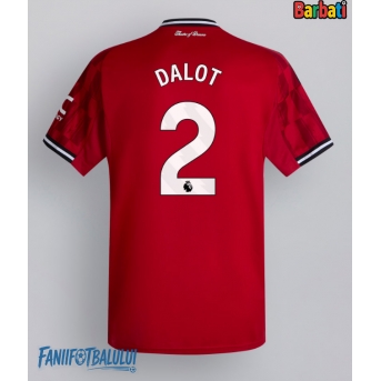 Manchester United Diogo Dalot #2 Tricou Fotbal Replică 2025-26 Barbati Acasa